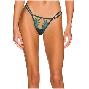 Thistle and Spire Haze Thong Womens 3X Emerald Butterscotch Sheer Revolve